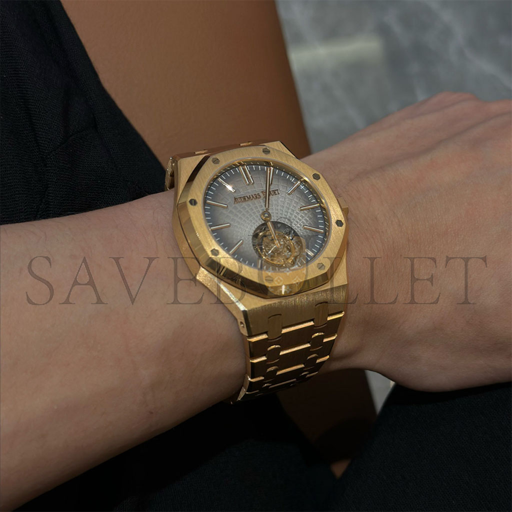 AUDEMARS PIGUET ROYAL OAK FLYING TOURBILLON 41MM WATCH 26530OR.OO.1220OR.01